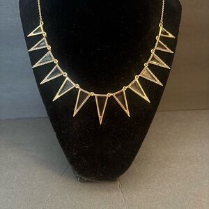 House of Harlow 1960 Gold Triangle Necklace